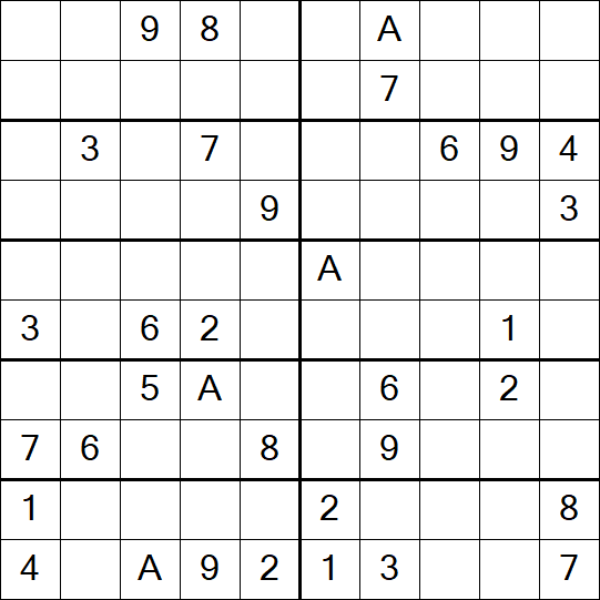 Sudoku 10x10 - Difficile