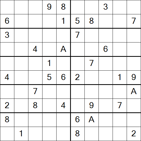 Sudoku 10x10 - Difficile