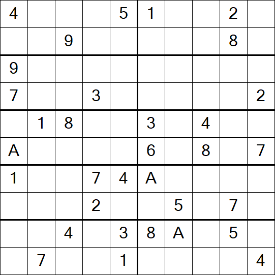 Sudoku 10x10 - Difficile