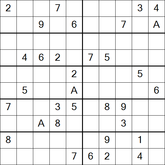 Sudoku 10x10 - Hard