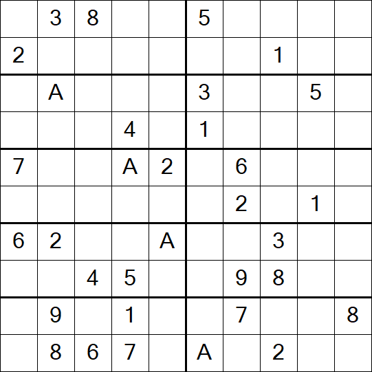Sudoku 10x10 - Schwierig