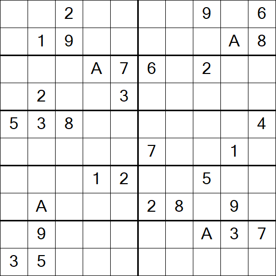 Sudoku 10x10 - Hard