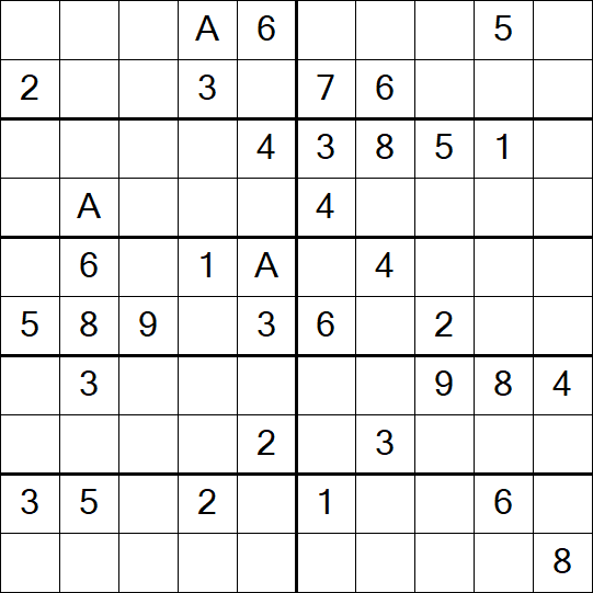 Sudoku 10x10 - Schwierig