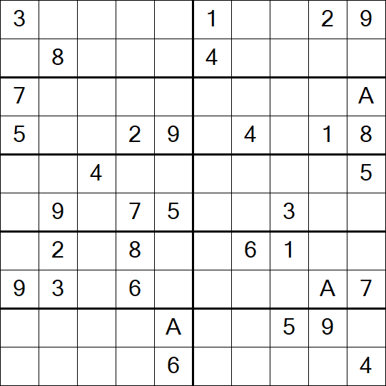 Sudoku 10x10 - Hard