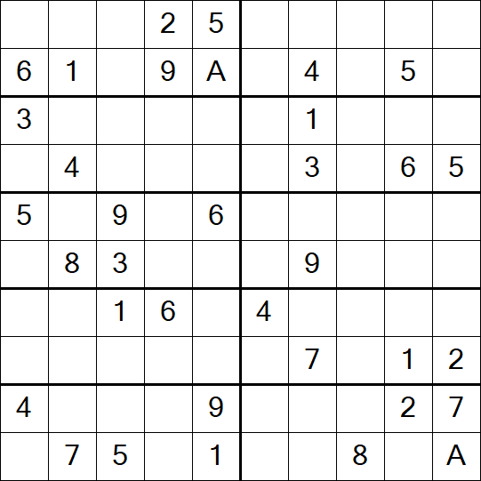 Sudoku 10x10 - Difícil