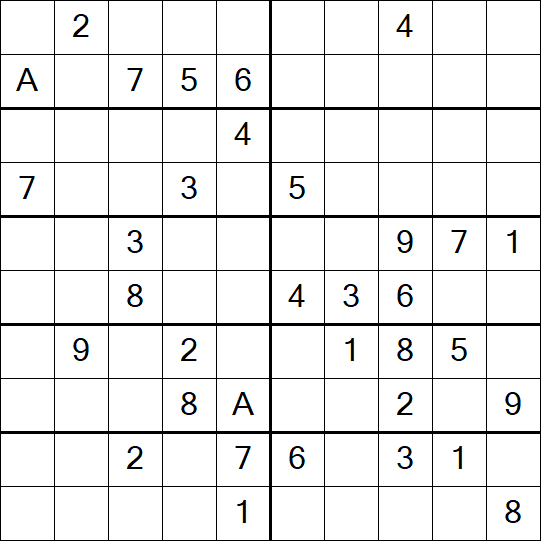 Sudoku 10x10 - Difficile