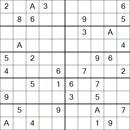Sudoku 10x10 - Difficile