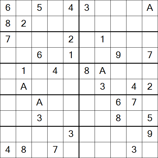 Sudoku 10x10 - Difficile