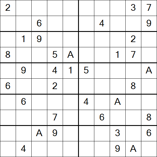 Sudoku 10x10 - Difficile