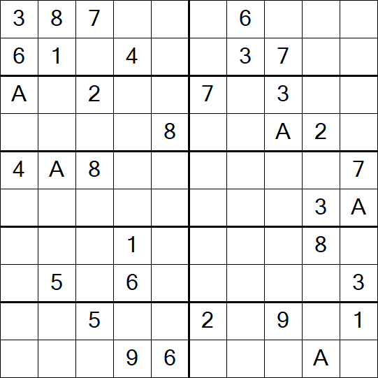 Sudoku 10x10 - Hard