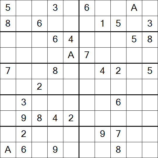 Sudoku 10x10 - Hard