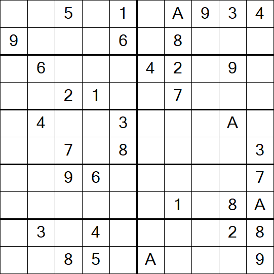 Sudoku 10x10 - Hard