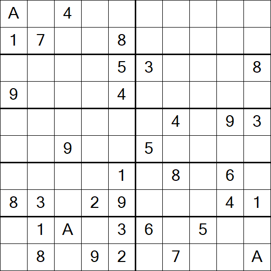 Sudoku 10x10 - Hard