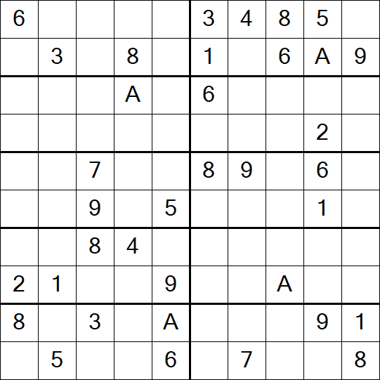 Sudoku 10x10 - Hard
