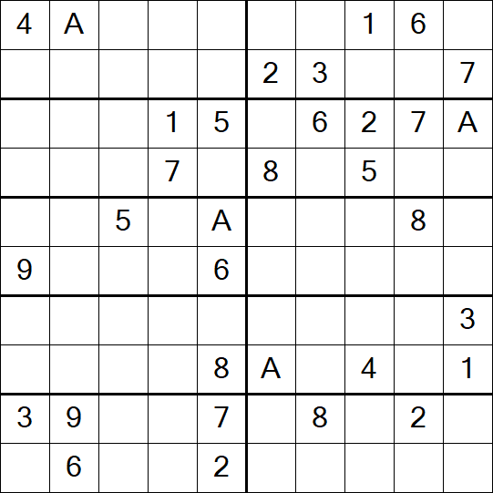 Sudoku 10x10 - Hard