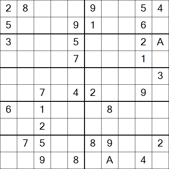 Sudoku 10x10 - Hard