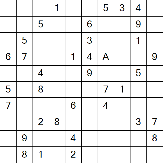 Sudoku 10x10 - Hard