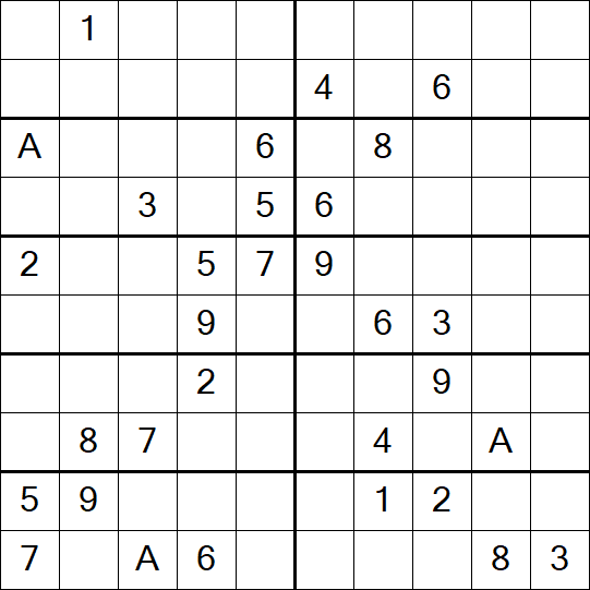 Sudoku 10x10 - Difícil