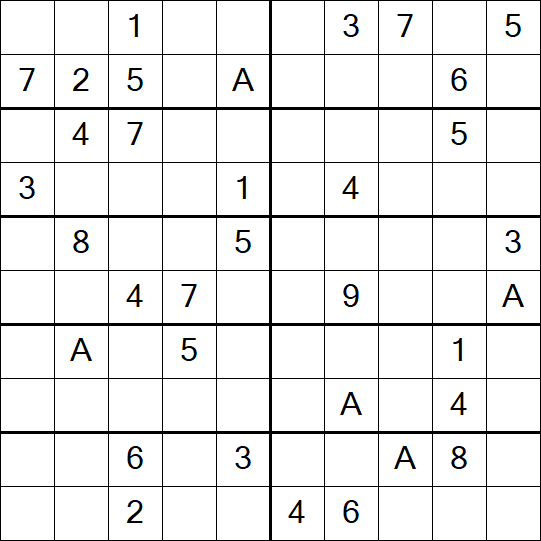 Sudoku 10x10 - Hard