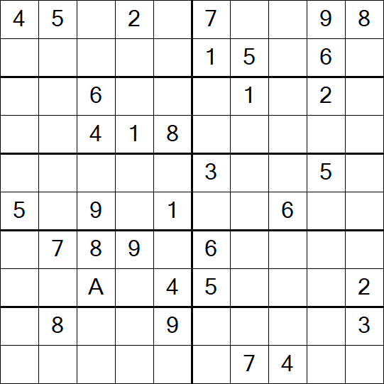Sudoku 10x10 - Hard