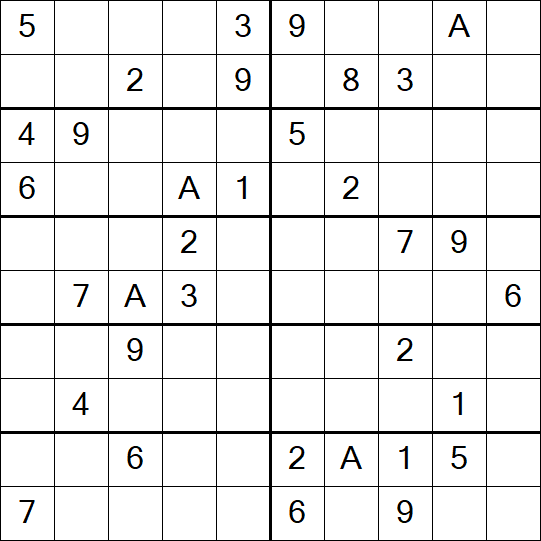 Sudoku 10x10 - Hard
