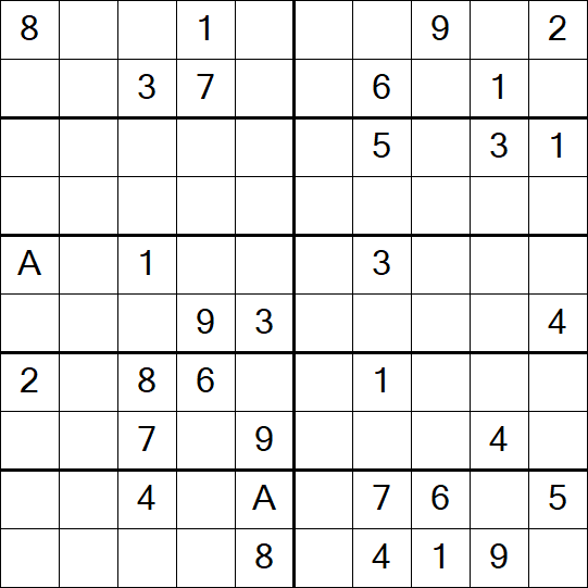 Sudoku 10x10 - Difícil