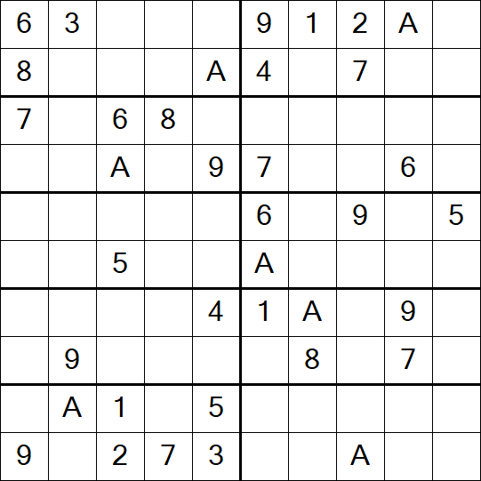 Sudoku 10x10 - Difícil