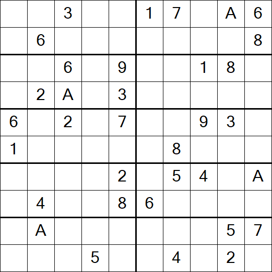 Sudoku 10x10 - Difícil