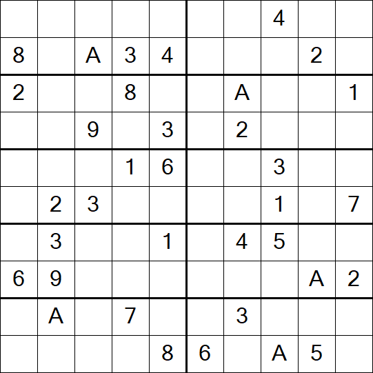 Sudoku 10x10 - Difícil