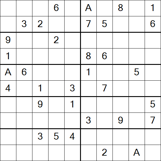 Sudoku 10x10 - Difícil