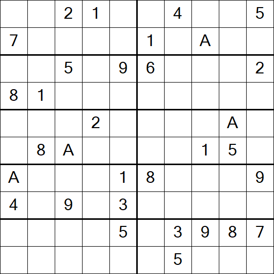 Sudoku 10x10 - Difícil