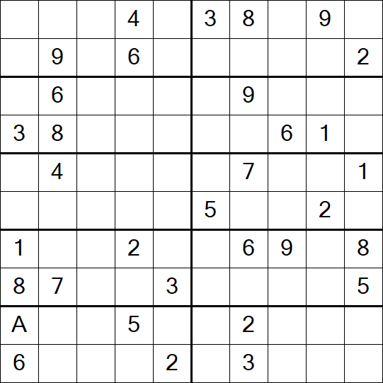 Sudoku 10x10 - Difícil