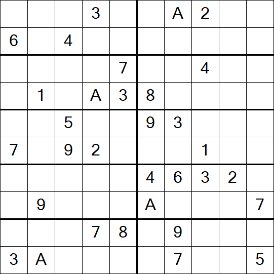 Sudoku 10x10 - Difícil