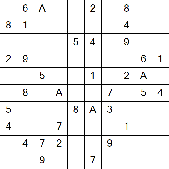 Sudoku 10x10 - Difícil