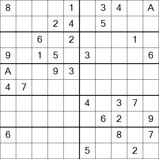 Sudoku 10x10 - Difícil