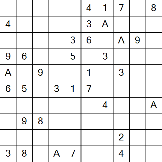 Sudoku 10x10 - Difícil