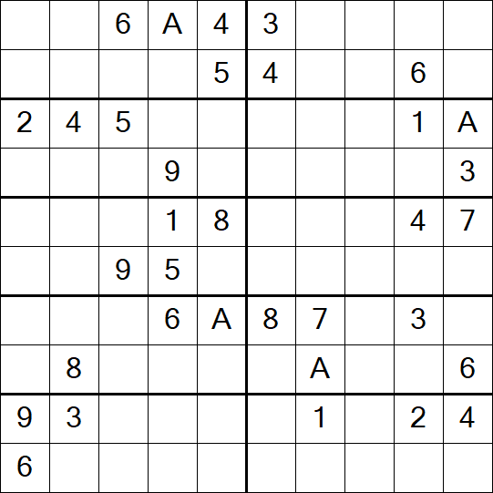Sudoku 10x10 - Difícil