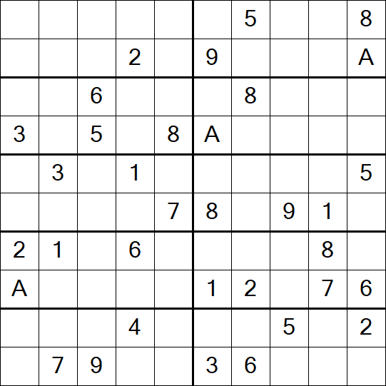 Sudoku 10x10 - Difícil