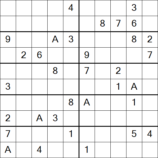 Sudoku 10x10 - Difícil