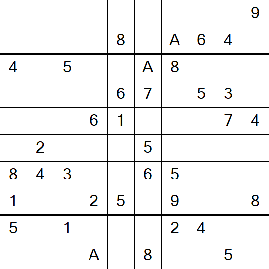 Sudoku 10x10 - Difícil
