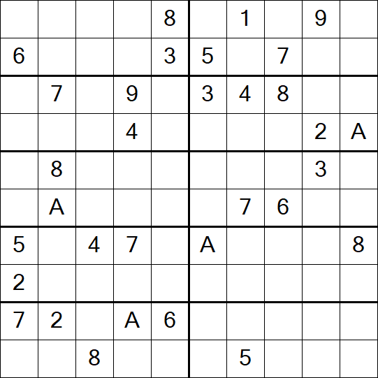 Sudoku 10x10 - Difícil