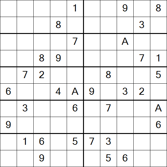 Sudoku 10x10 - Difícil