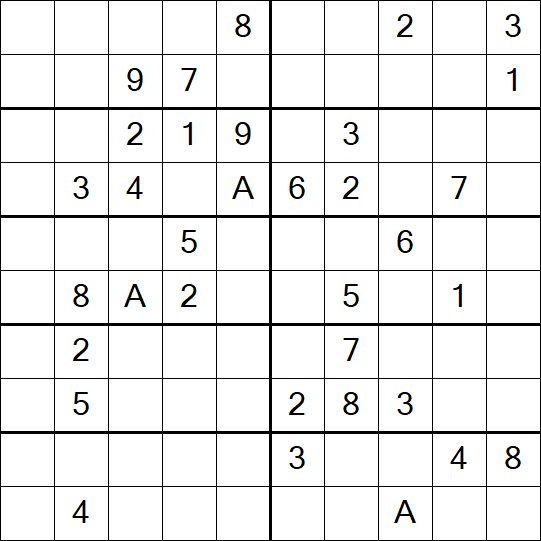 Sudoku 10x10 - Hard