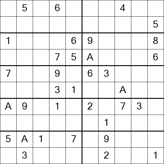 Sudoku 10x10 - Difícil