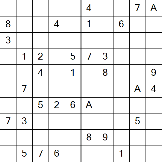 Sudoku 10x10 - Difficile