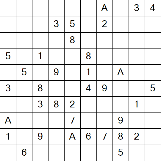 Sudoku 10x10 - Difficile