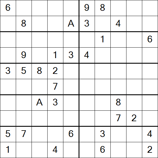 Sudoku 10x10 - Difficile