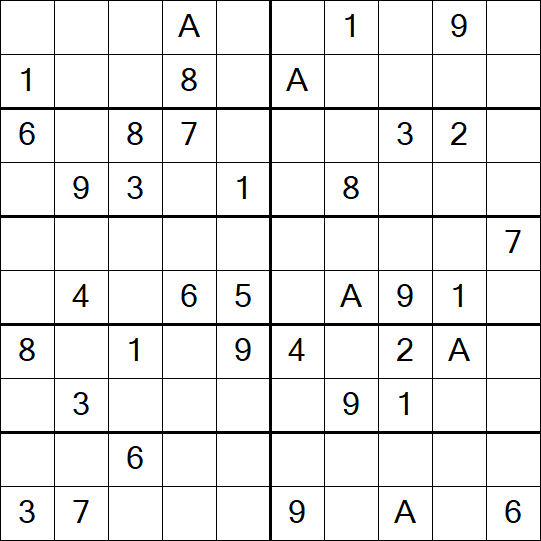 Sudoku 10x10 - Difficile
