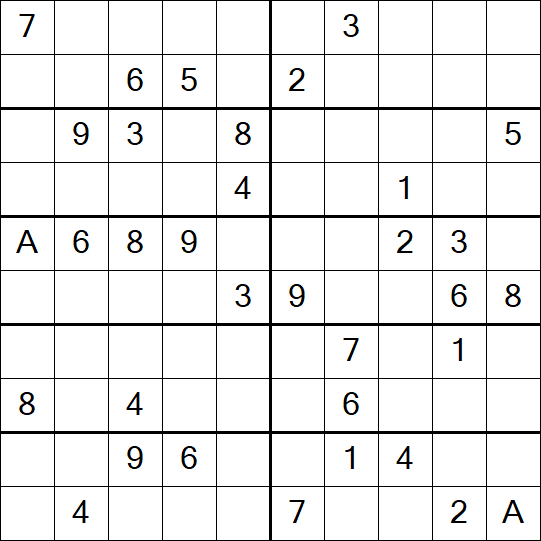 Sudoku 10x10 - Difficile