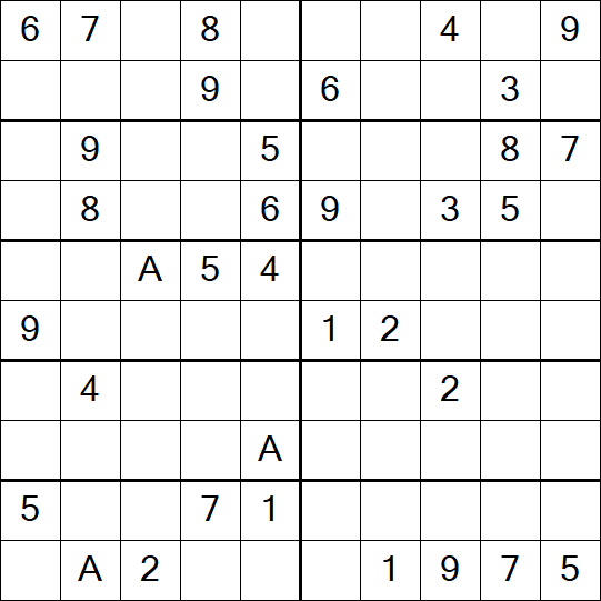 Sudoku 10x10 - Difficile